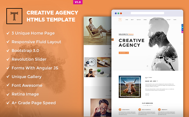 Trasua Creative Agency HTML5 Template