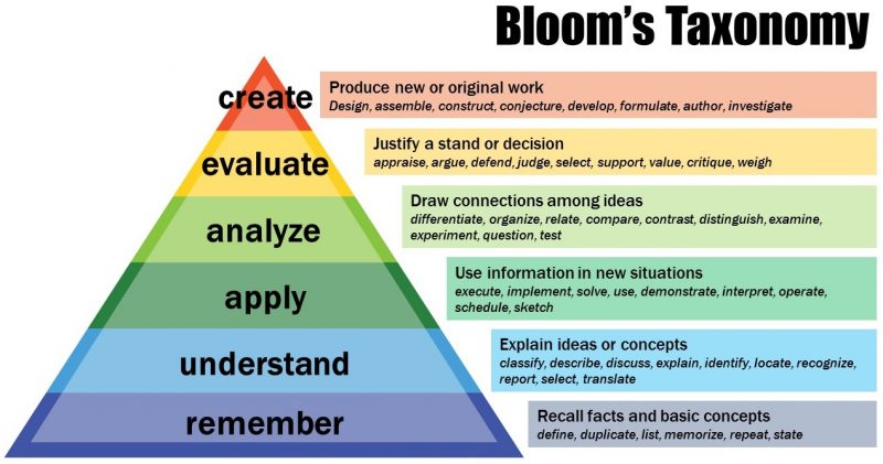 Apa saja Contoh dari Taksonomi Bloom